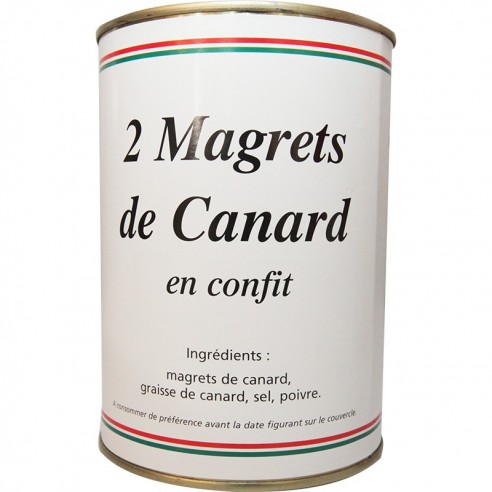 2 Magrets de canard confits (poids net 850g) 2 Magrets de canard confits (poids net 850g)