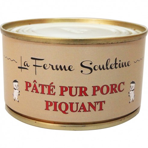 Pâté de foie pur porc piquant 130g Pâté de foie pur porc piquant 130g