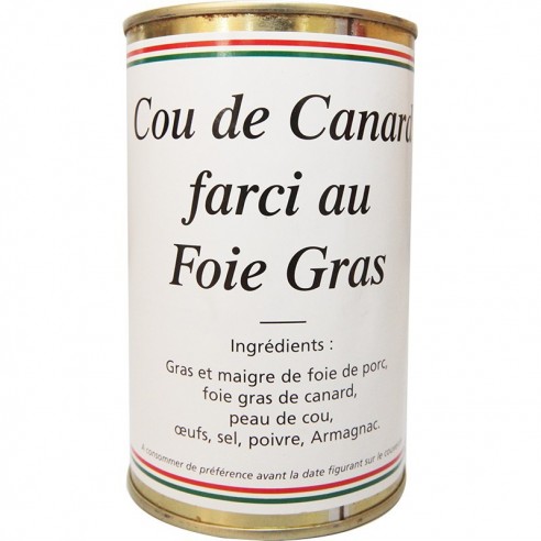 Cou de canard farci au foie gras (330g) Cou de canard farci au foie gras (330g)