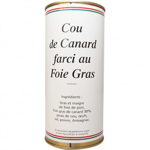 Cou de canard farci au foie gras (530g) Cou de canard farci au foie gras (530g)